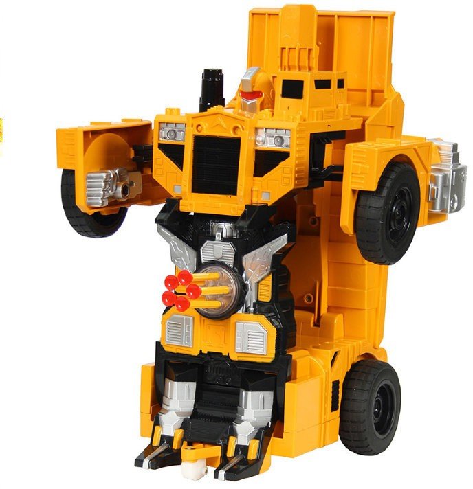 Радиоуправляемый робот-трансформер MZ Model Самосвал 1:14, стреляет присосками - MZ-2379PF