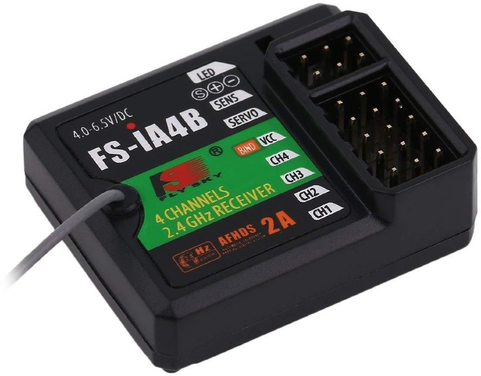 Приемник FlySky iA4B (4 канала) 2.4 гГц - FS-iA4B