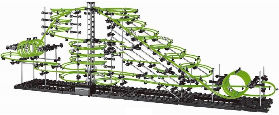 Динамический конструктор Космические горки, новая серия, светящиеся рельсы, уровень 6 - 233-6G