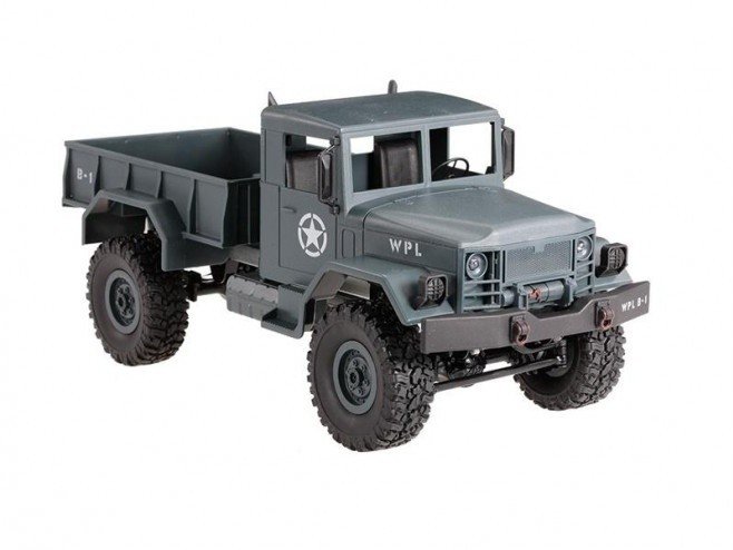 Радиоуправляемая машина WPL военный грузовик масштаб 1:16 + акб 2.4G WL Toys B-14-GR