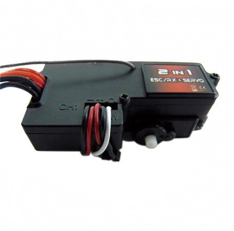 Приемник Iron Trak 3в1 Серво|Регулятор|Приемник (E18 - Коллекторные) - IT-HTX-243RES