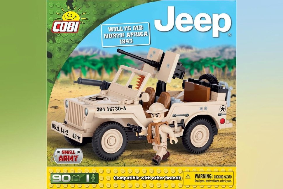 Конструктор COBI Jeep Willys MB North Africa 1943 - COBI-24093