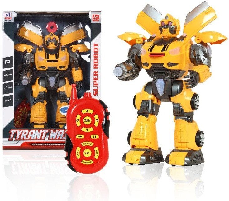 Радиоуправляемый робот трансформер Defatoys, стреляет дисками - 6021