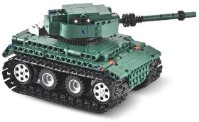 Конструктор Double E Cada Technics, Танк Tiger 1, 313 деталей, пульт управления - C51018W