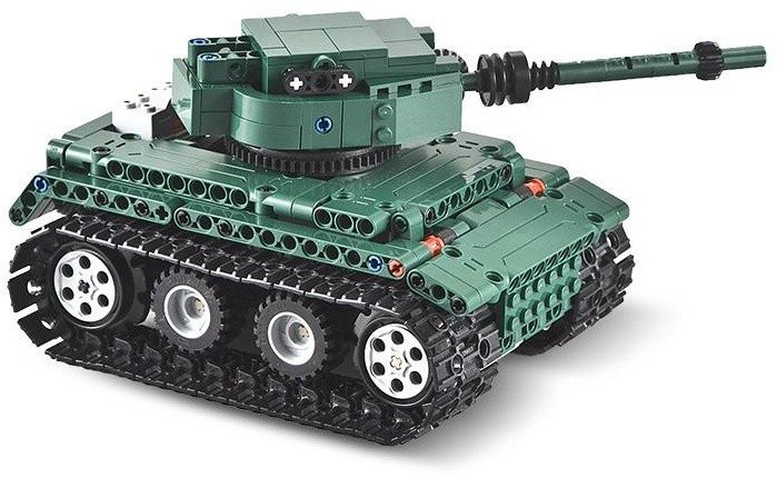 Конструктор Double E Cada Technics, Танк Tiger 1, 313 деталей, пульт управления - C51018W
