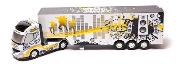 Радиоуправляемый грузовик со светом и музыкой Shantou Ltd. - QY0201A