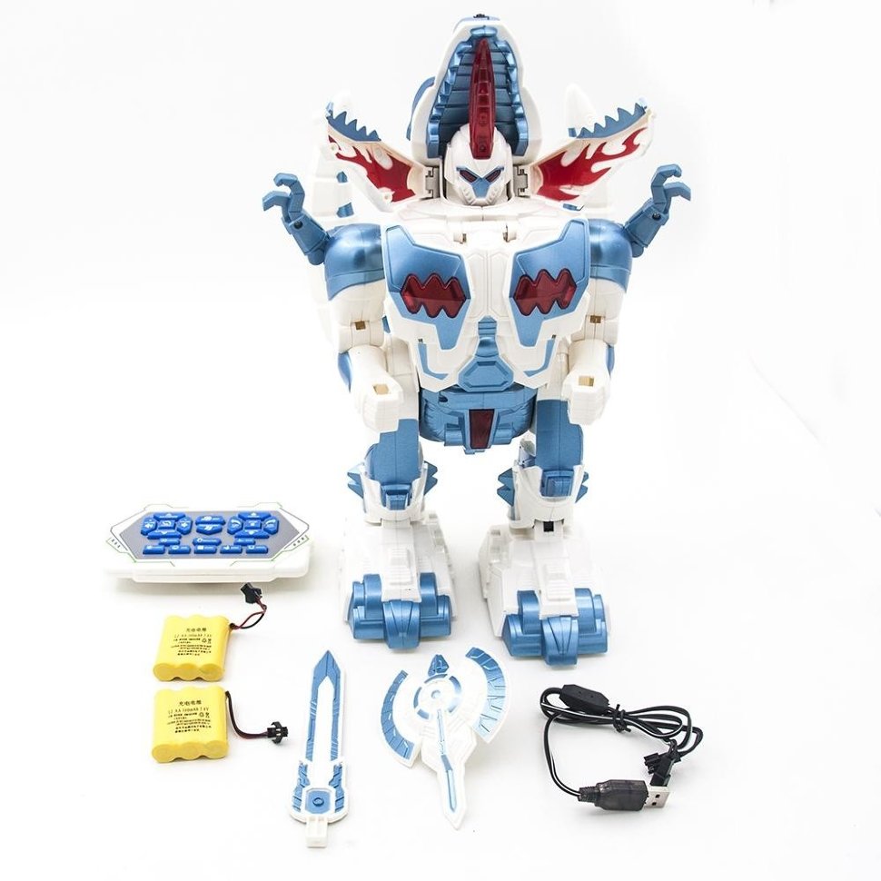 Радиоуправляемый робот трансформер 2 в 1 (робот и динозавр) Defatoys - DT-6028