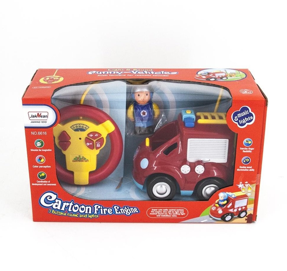 Детская радиоуправляемая пожарная машина JakMean - 6616