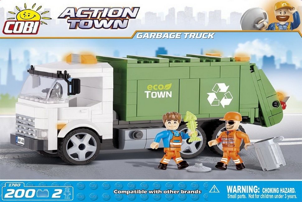 Конструктор COBI GARBAGE TRUCK - COBI-1780