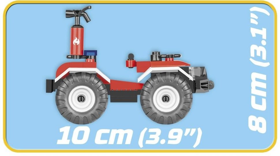 Конструктор COBI Пожарный квадроцикл - COBI-1443