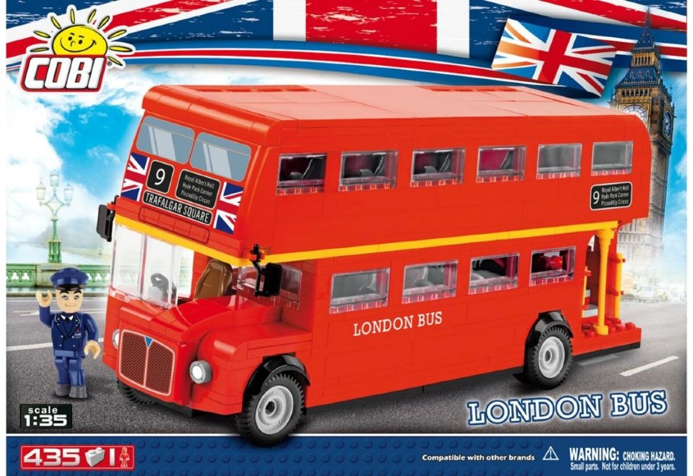 Конструктор COBI Лондонский двухэтажный экскурсионный автобус - COBI-1885