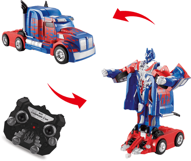 Радиоуправляемый робот-трансформер JQ Troopers Savage Оптимус Прайм TT669