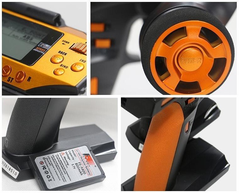 Радиоаппаратура FlySky GT3C с приемником GR3E (3 канала) 2.4гГц - FS-GT3C+GR3E