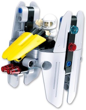 Конструктор Double E Cada Technics звездный отряд, соберите звездный корабль с C54001W+02W+04W (83 детали) - C54003W