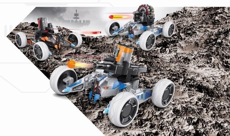 Радиоуправляемая боевая машина Keye Toys Space Warrior (лазер, стрелы) 2.4G - KT703