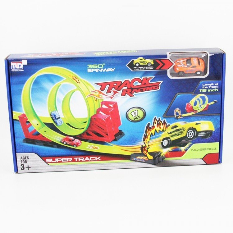 Детский пусковой трек TENGLEADER Track Racing длина трека 300 см - 68803