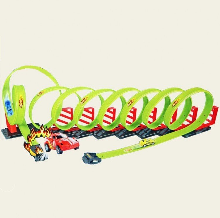 Детский пусковой трек TENGLEADER Track Racing длина трека 650 см - 68807