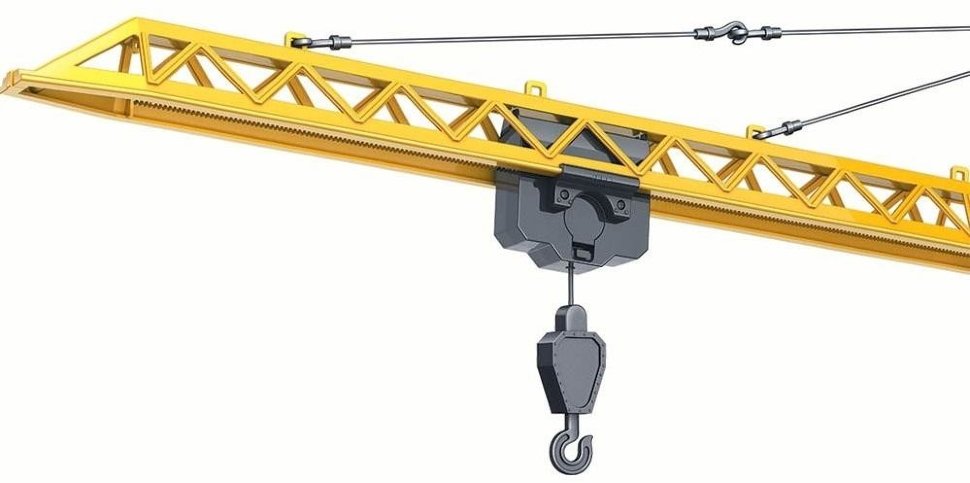 Радиоуправляемый башенный кран HUI NA TOYS масштаб 1:14 2.4G - HN1585