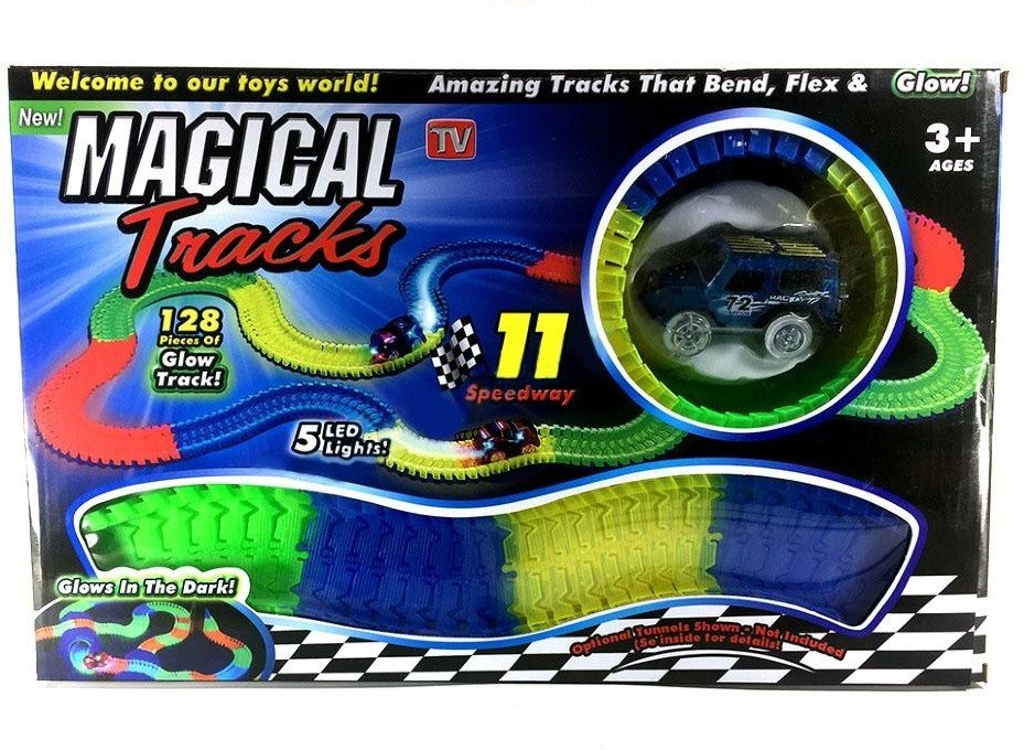 Трек детский гибкий 128 деталей RF Magic Tracks Mega Set - RF-18273