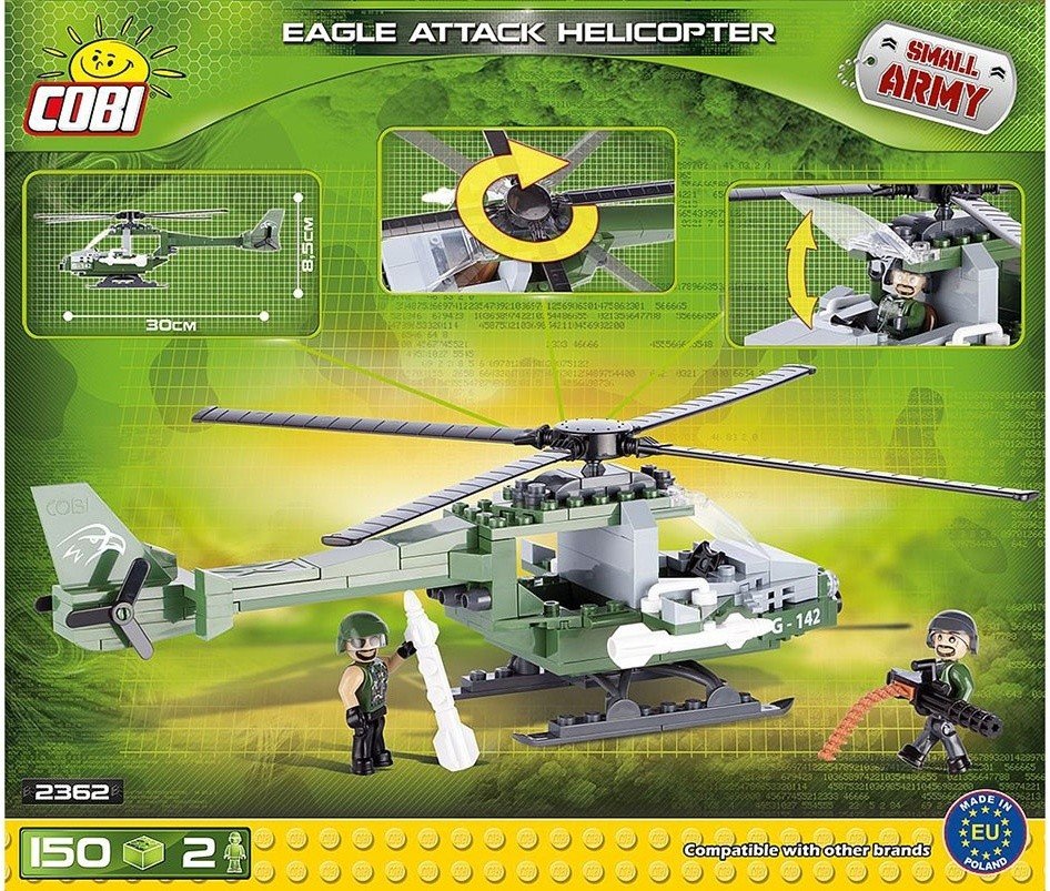 Конструктор COBI EAGLE ATTACK HELICOPTE - COBI-2362