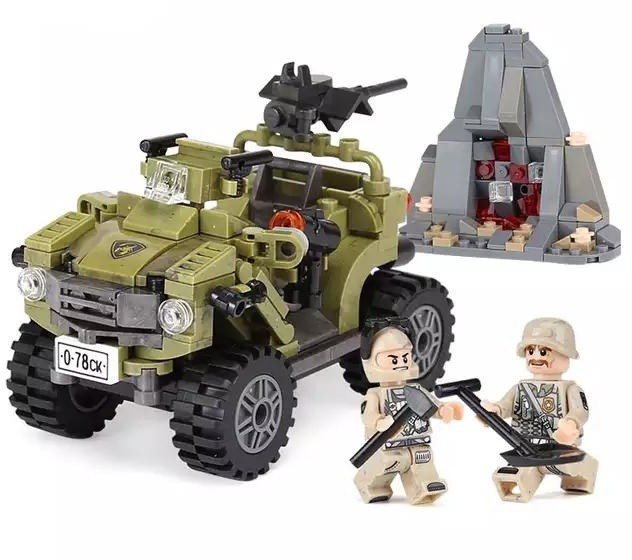 Конструктор XingBao Военный квадроцикл (347 деталей) - XB-06010