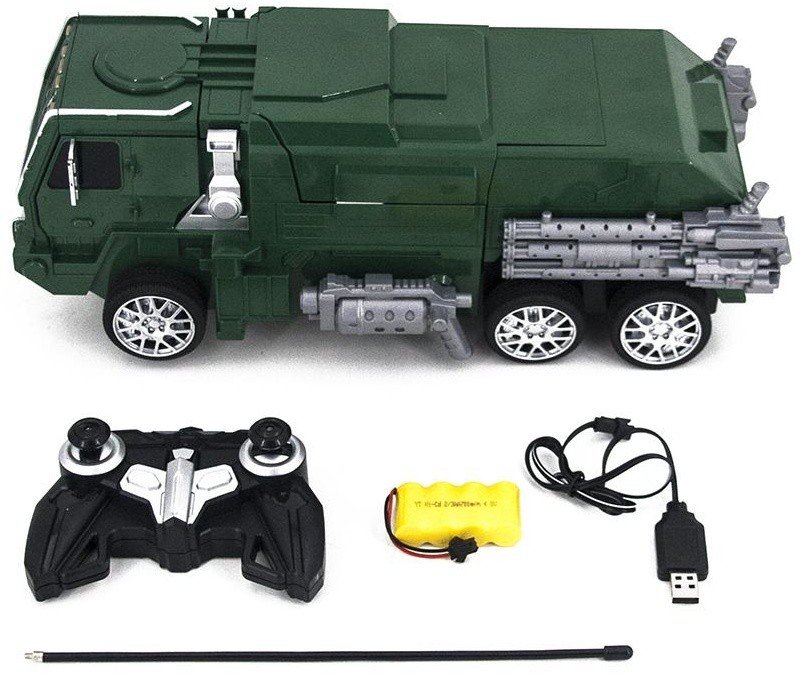 Радиоуправляемый робот трансформер MZ Военный грузовик 1:14 - 2809P