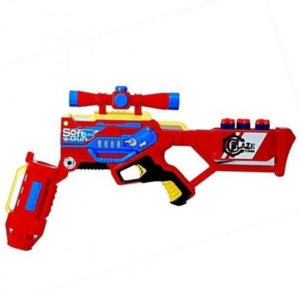 Автомат Zecong Toys *BlazeStorm* с мягкими пулями (тройной выстрел) - 7068