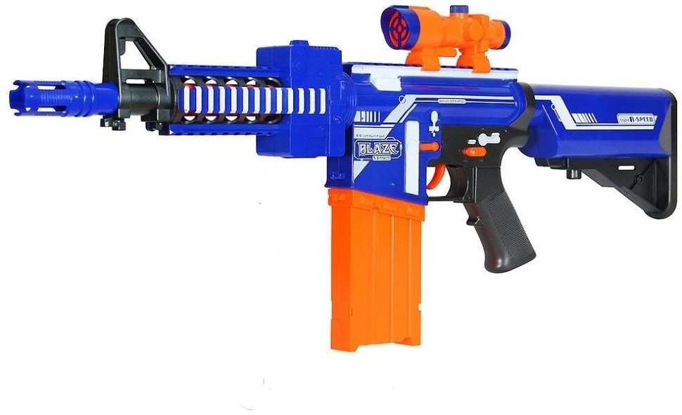 Автомат Zecong Toys *BlazeStorm* с мягкими пулями на батарейках - ZC7054